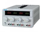 0-30V,0-5A雙路可調(diào)，單路 5V/3A 固定輸出,兩路通過開關(guān)在機(jī)器內(nèi)部自動(dòng)連接成串并聯(lián)模式，無需外部連線.串聯(lián)模式下可構(gòu)成正負(fù)電源輸出.雙色四 LED 數(shù)字顯示電壓,電流. 
