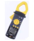 DE-3505  數(shù)字鉗表。 最大鉗口：40mm或 10×47mm 。測量功能：ACA，ACV，DCV，Ω，導(dǎo)通，Hz及溫度。LCD 顯示：3 3/4 數(shù)位 LCD，4300計算。取樣率：約每秒2次。量程：自動或手動選擇 
