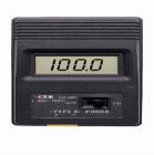 DM6902  溫度表 ,最大顯示:1999.分辨力:1℃,低電壓顯示.測(cè)量方式:TP01 K型溫度探頭.溫度測(cè)量:-20℃~750℃±(0.75%+1℃)
 


 
