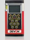 DEVON 9801 激光測距儀 測量范圍 0.3m-60m（室內(nèi)） 典型測量精度 ±2mm 基本功能 加、減、面積、體積、三角 數(shù)據(jù)存儲 最后10組數(shù)據(jù) 激光類型 可見635m，≤1Mw,Class2(‖)  
