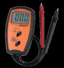 3 1/2位LCD顯示，字高18mm
電壓測(cè)量范圍：
  0~1.999V，2~19.99V，20~199.9V
電壓分辨率：(0~1.999V)1mV
            　　　(2~19.99V)10mV
           　　　 (20~100V)100mV
內(nèi)阻測(cè)量范圍：
  0~199.9m?，200~1,999m?，2~19.99?
內(nèi)阻分辨率：(0~199.9m?)0.1m?
           　　　 (200~1,999m?)1m?
           　　　 (2~19.99?)10m?
操作溫度：-10~40°C
